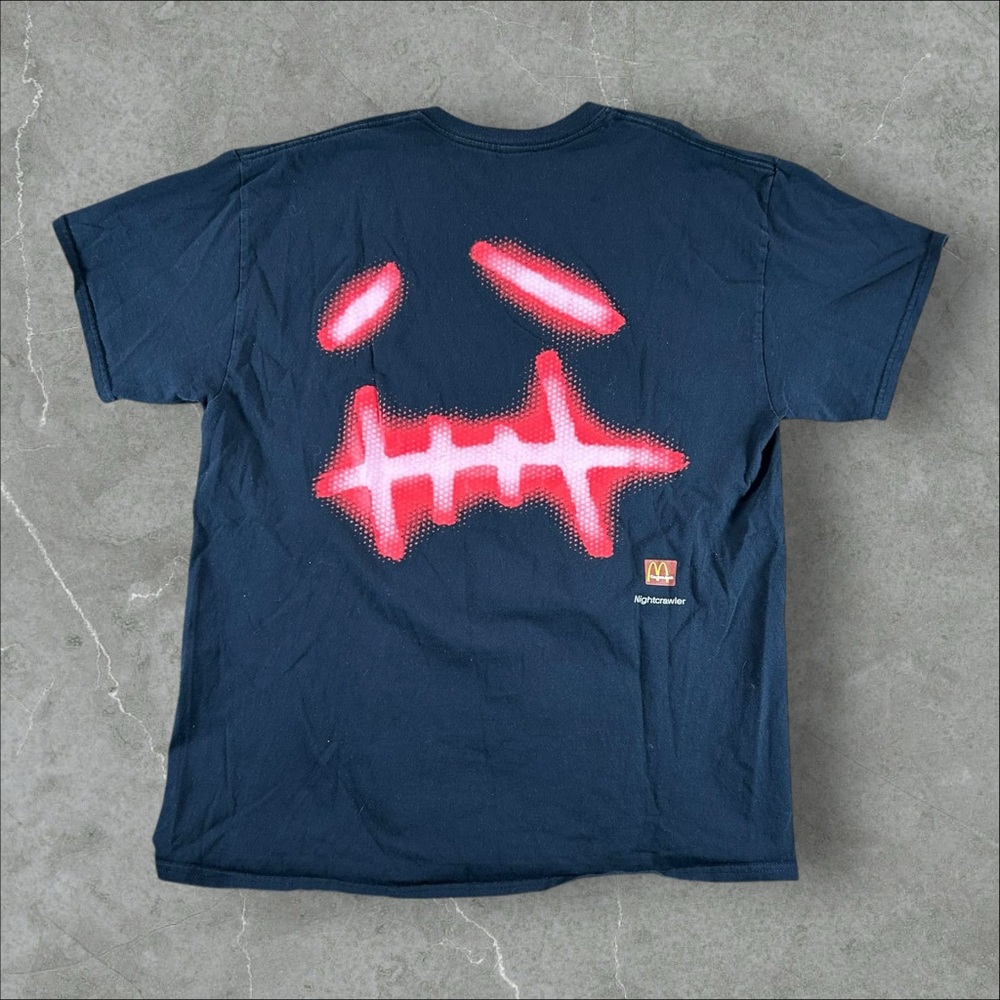Cactus Jack Shirt Mens Large Black Travis Scott Mcdonalds Please Order Here Rare - Picture 8 of 8